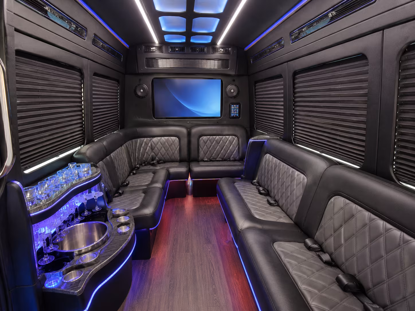 pawtucket party bus interior